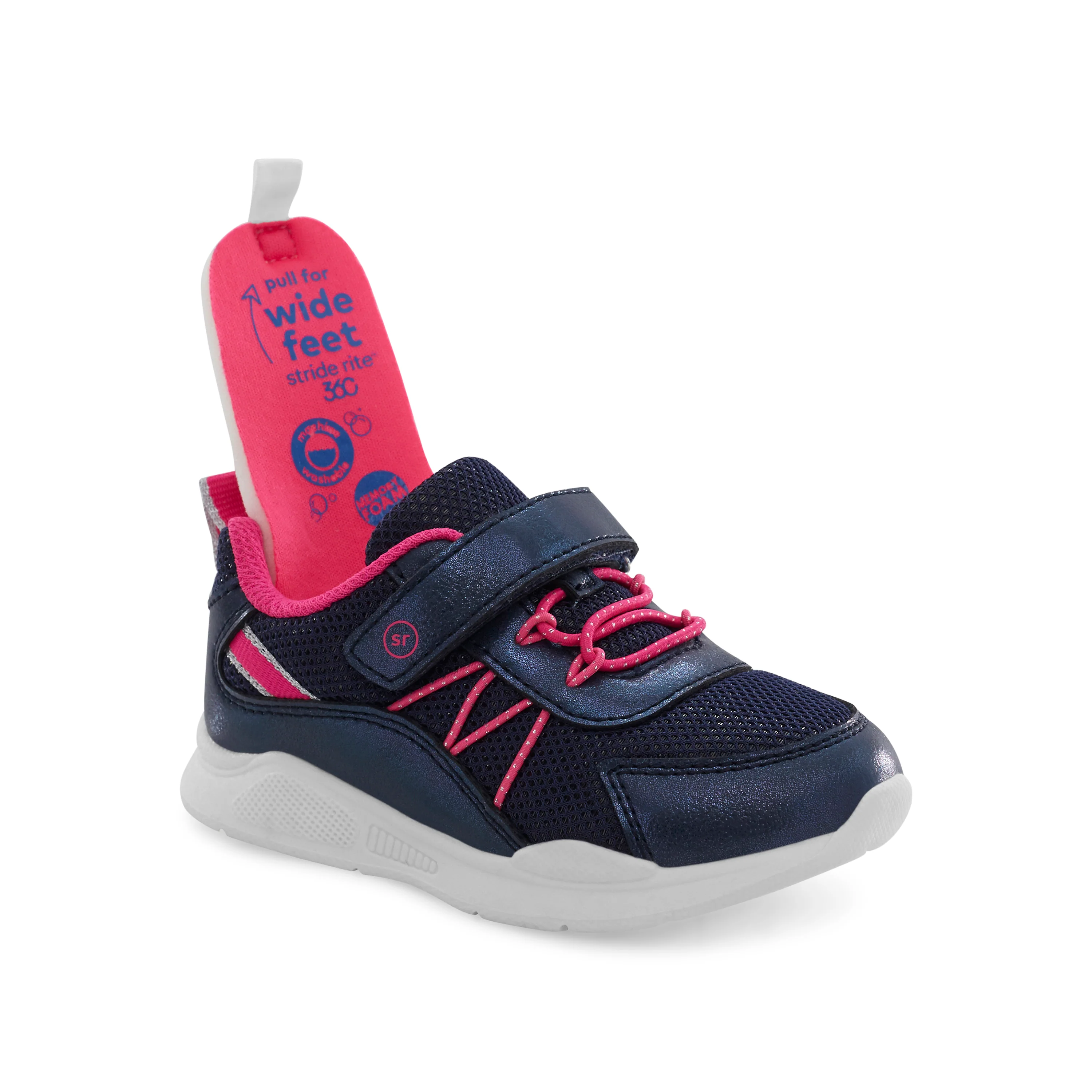 Dive Sneaker 2.0 - Big Kid Navy/Pink - Image 3