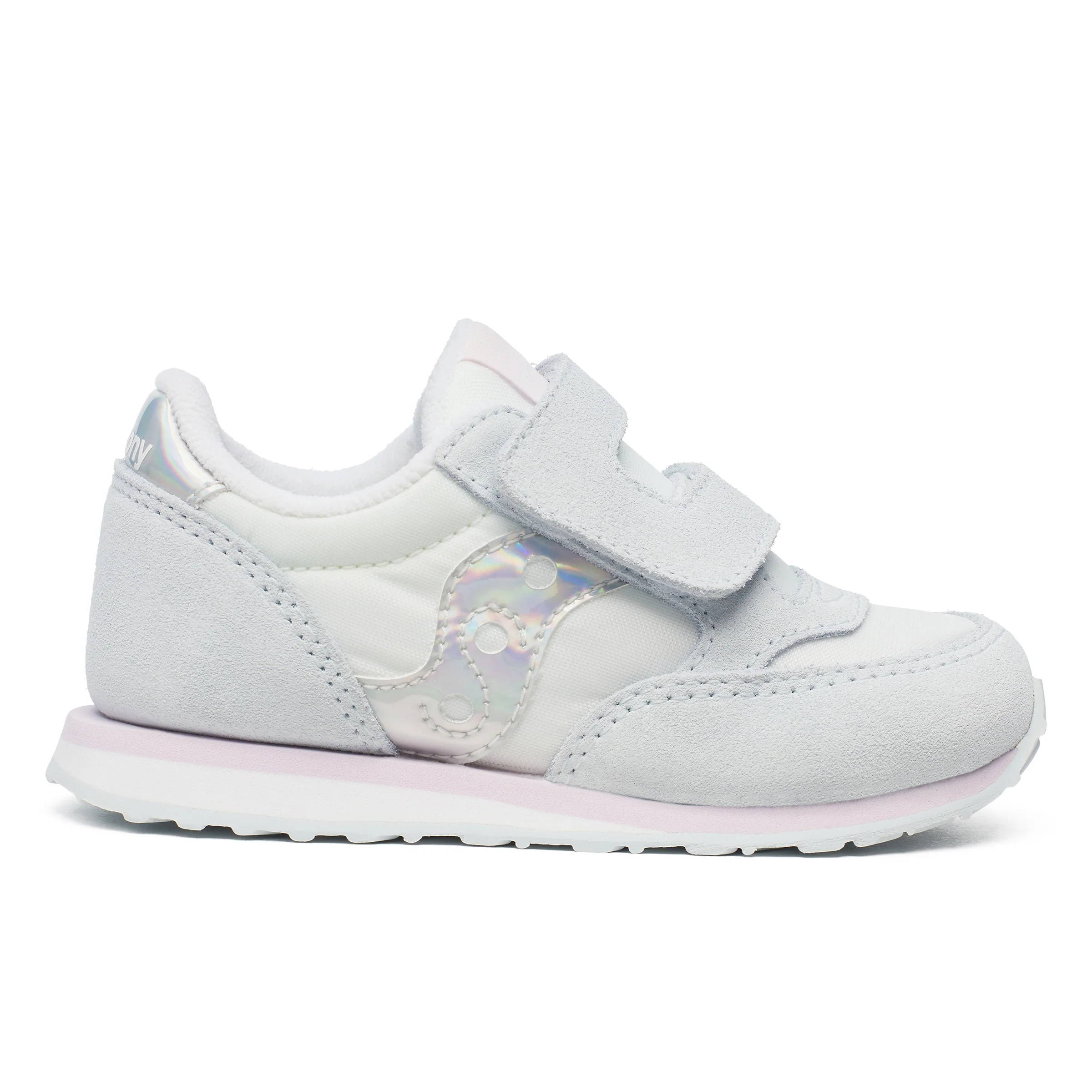 Jazz Hook & Loop Sneaker - Little Kid White/Blue