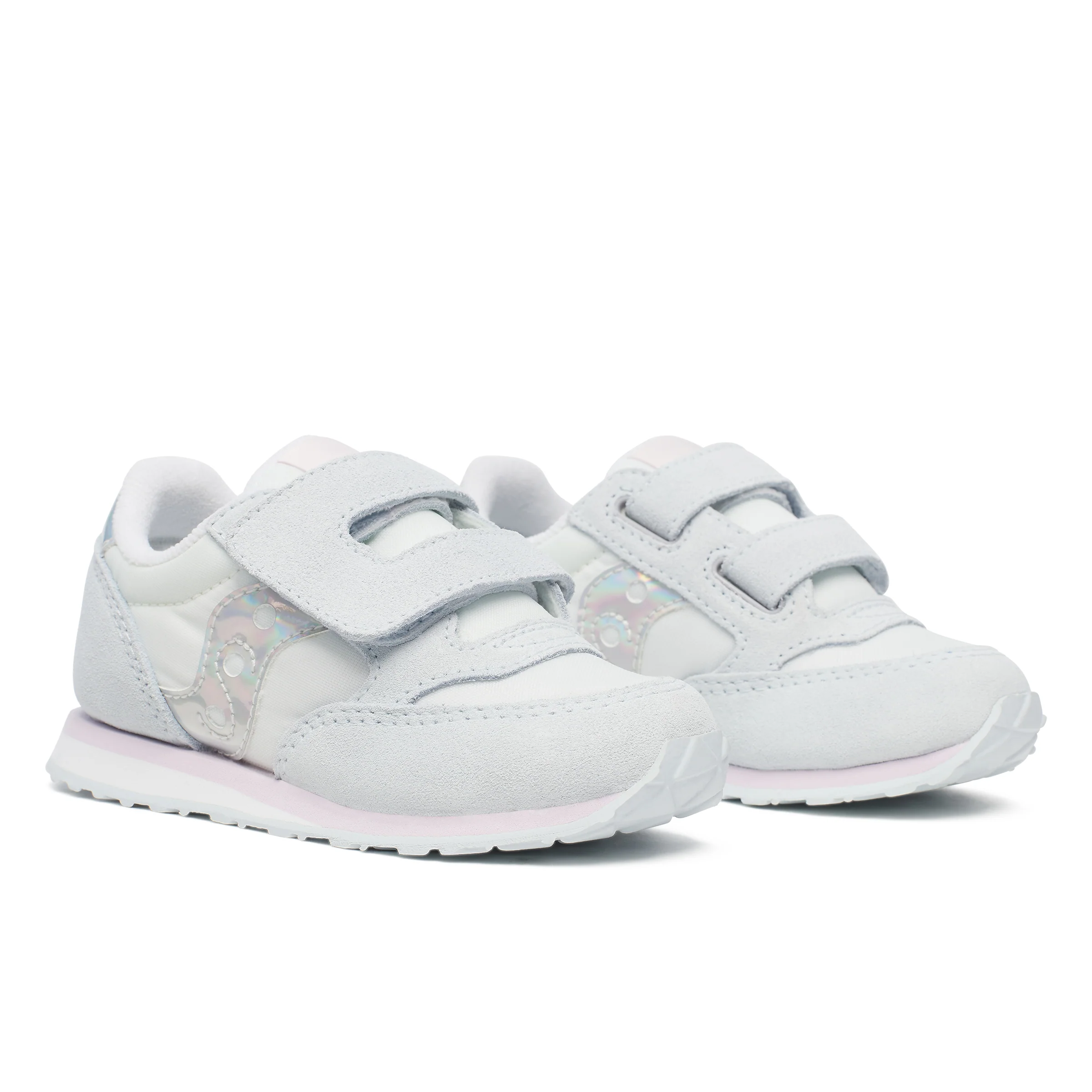 Jazz Hook & Loop Sneaker - Little Kid White/Blue - Image 2