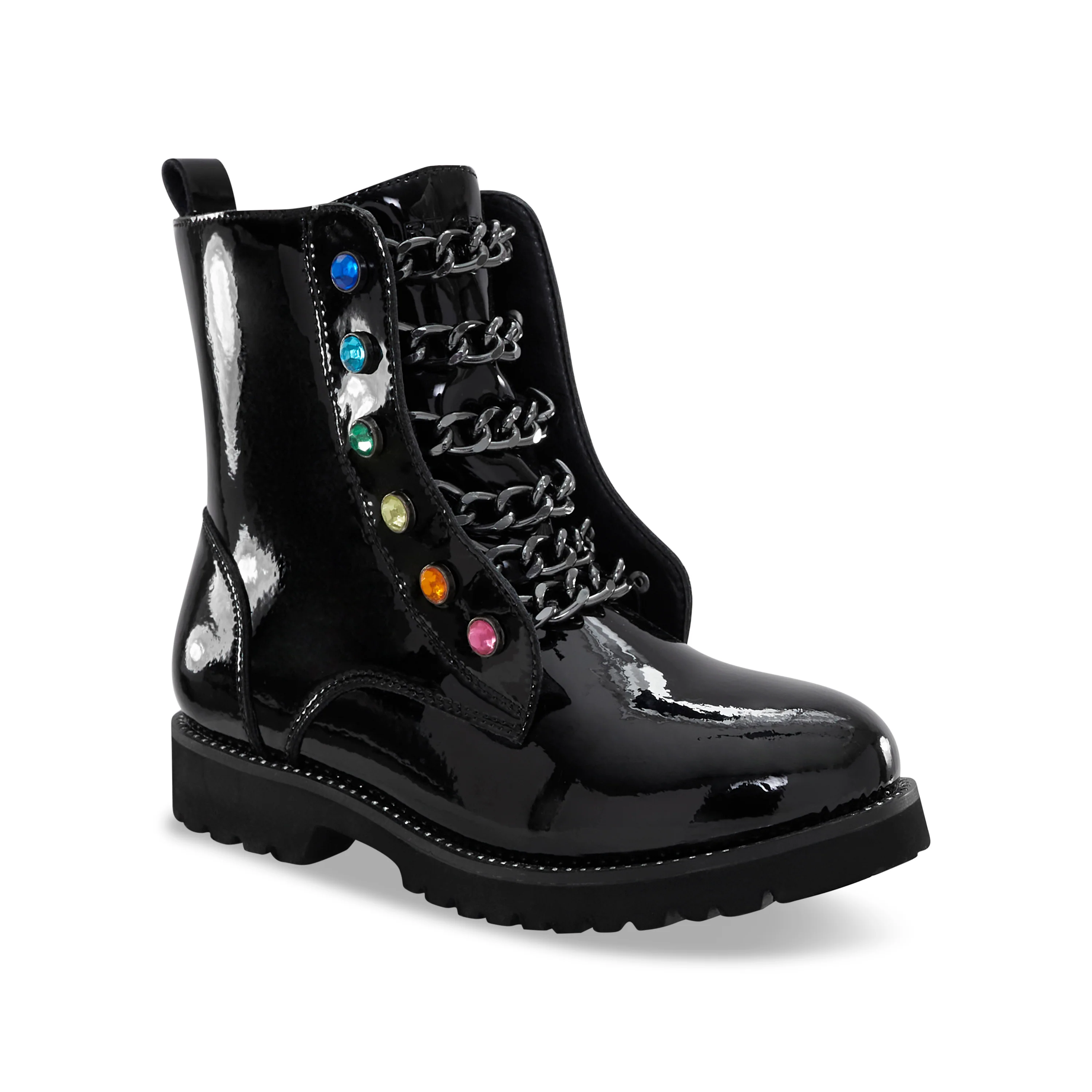 Mini Bax Boot - Big Kid Black Patent - Image 2